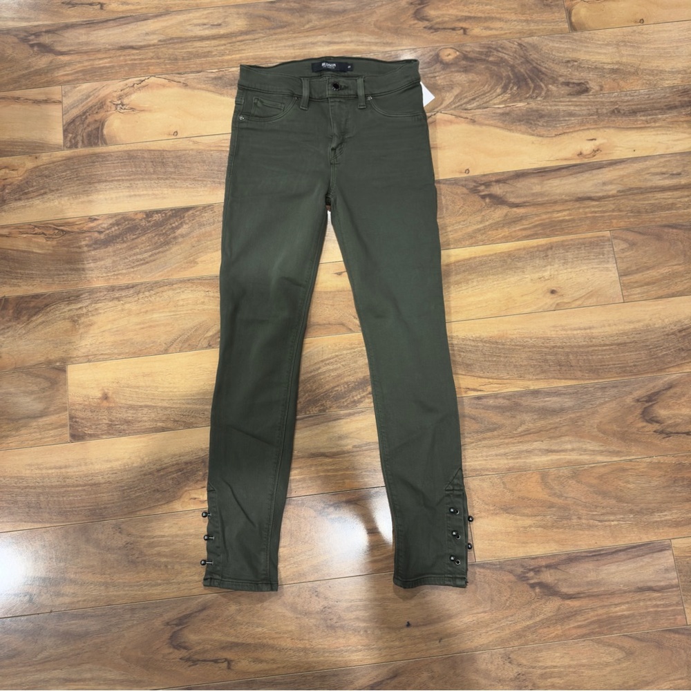 💚 Hudson Jeans “Nico” Midrise Super Skinny Crop – Olive Green size 25 💚